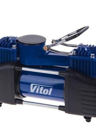 Компрессор VITOL K-72 150psi/25Amp/90л/2 цилиндра/шланг 5,0м/к...