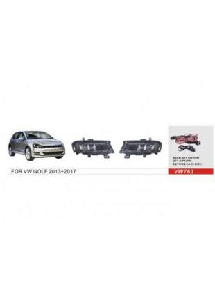 Фары доп.модель VW Golf-VII 2013-17/VW-763W/эл.проводка