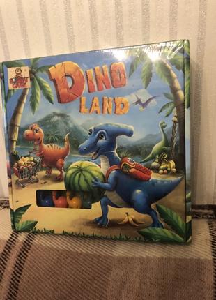 Настільна розвиваюча гра Діно Ленд (Dino Land) нова