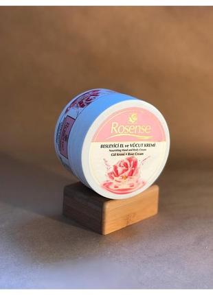 Питательный крем для рук и тела с натуральным маслом rosense