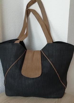 Текстильна жіноча сумка