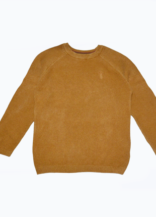 Темно-бежевый джемпер свитер next для мальчика 7 лет