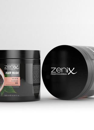 Маска для волосся з олією чорного часника Zenix, 500 мл