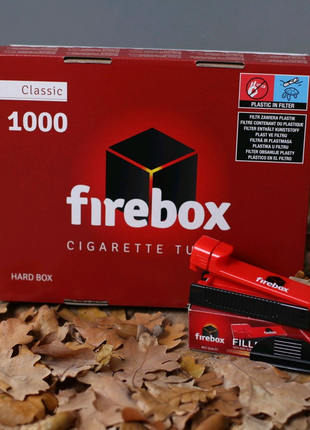 Сигаретные гильзы Firebox 1000 шт + машинка для набивки сигарет