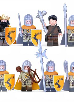 Фигурки европейские рыцари человечки средневековые воины игра ...