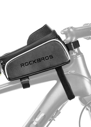 Велосипедная сумка на раму велкро светоотражающая ROCKBROS 017...