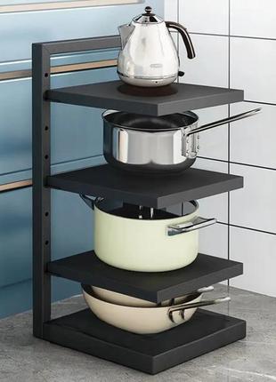 Кухонная полка для хранения кастрюль, 3 уровня kitchen shelf f...