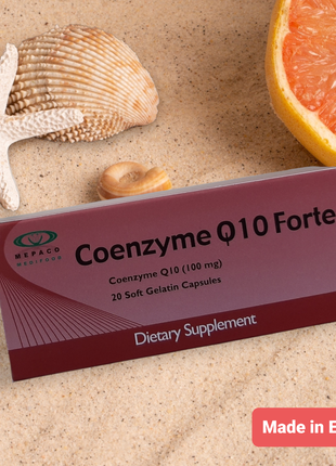 Coenzyme Q10 Forte Коэнзим Q10 Форте 100 мг 20 капс Египет