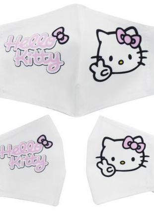 Багаторазова 4-х шарова захисна маска "Hello Kitty" розмір 3, ...