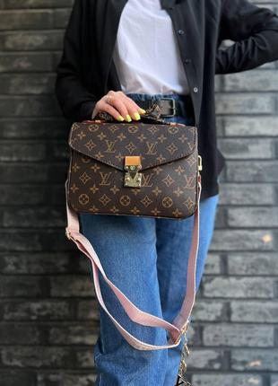 Женская сумка через плечо луи витон стильная Louis Vuitton кла...