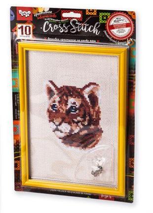 Вишивка хрестиком на канві "Cross Stitch: Тигр"