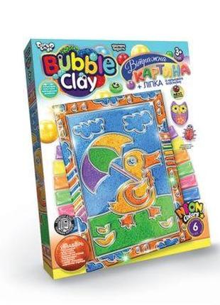 Вітражна картина Bubble Clay "Каченя"