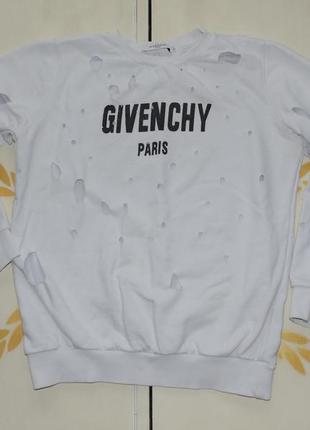Givenchy destroyed свитшот размер l