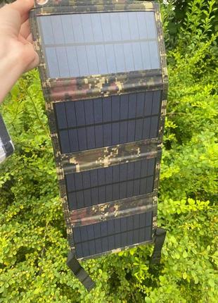 Портативная солнечная панель 20w зарядка для рацій, дронів, пл...