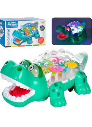 Музична іграшка "Крокодил", зі світлом