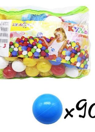 Кульки для басейну: 60шт (60мм) + 30шт (80мм)