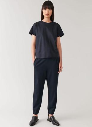 Штани cos elasticated wool-mix trousers / 40