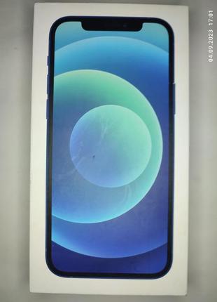Коробка Apple iPhone 12 Blue 128Gb, A2403