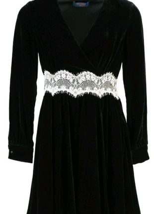 Trussardi Jeans -чорное кэжуал платье