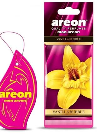Освежитель воздуха AREON сухой листик "Mon" Vanilla Bubble/ Ва...