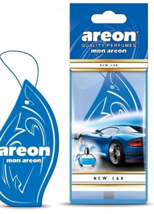 Освежитель воздуха AREON сухой листик "Mon" New Car/Новая маши...