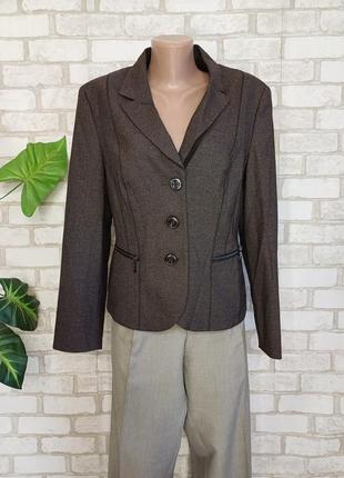 Фирменный gerry weber стильный пиджак/жакет в темно коричневом...