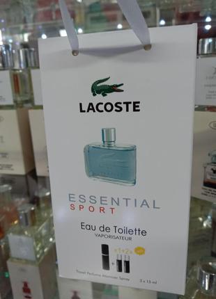 Lacoste essential sport blue 45 мл