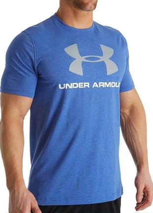 Спортивна футболка under armour sportstyle logo heatgear