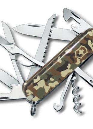 Нож Victorinox Swiss Army Huntsman "Green camouflage" ll