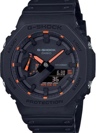 Годинник Casio GA-2100-1A4ER G-Shock. Чорний