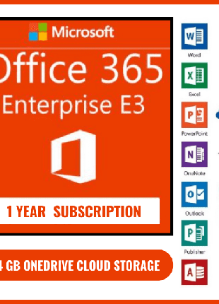 Підписка на Office 365 Enterprise | Термін дії 1 рік