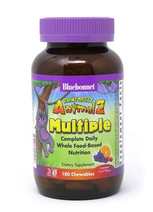 Витамины и минералы Bluebonnet Rainforest Animalz Multiple, 18...
