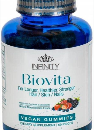 Біовіта biovita вітаміни для волосся та нігтів 60шт Єгипет