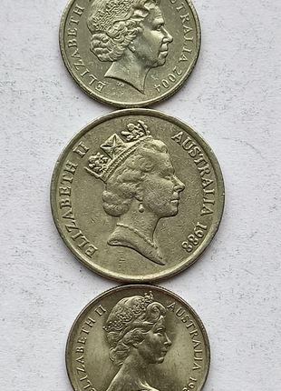 Лот із трьох монет Шрі Ланки