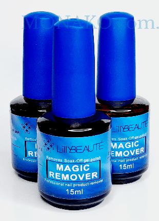 LillyBeaute Magic Remover Жидкость для снятия гель лака 15 мл