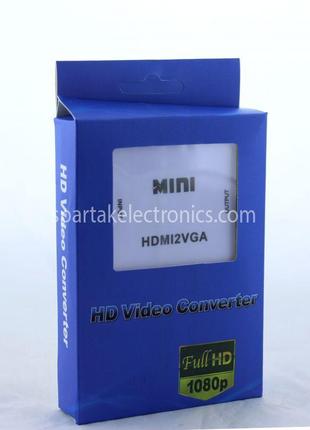 Конвертер HDMI to VGA \ vga 001 (100) в уп. 100шт.