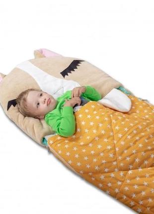 Детский спальный мешок-трансформер щенок s - 120 х 60 см.