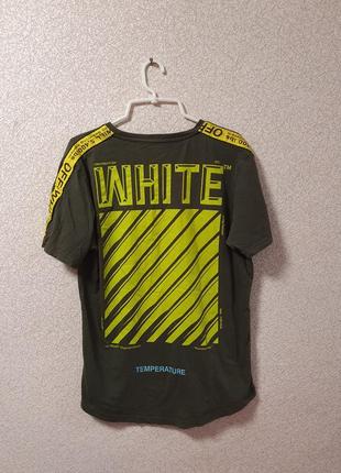 Мужская футболка off white