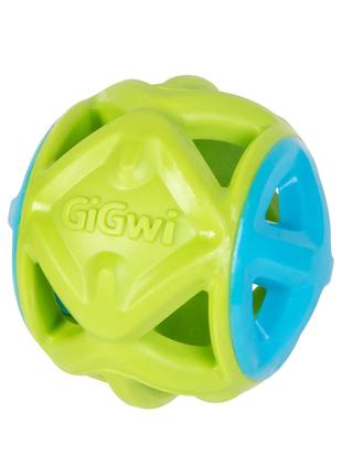 Игрушка для собак Мяч GiGwi Basic, салатовый, резина, 9 см