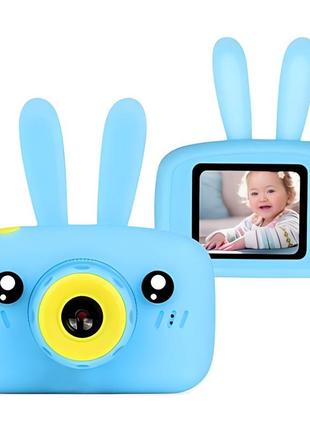 Детский фотоаппарат baby photo camera rabbit фотокамера с авто...