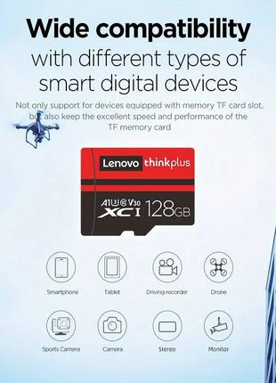 Карта памяти Lenovo128Gb MicroSD ThinkPlus TF102