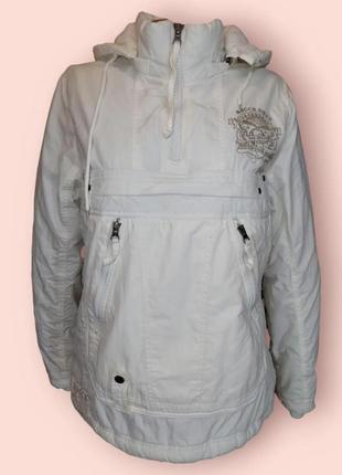 Анорак зимняя куртка на флисе винтажная soccx