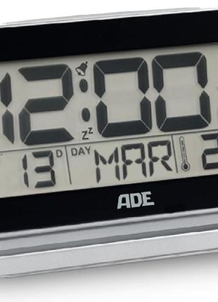 Цифровий настільний годинник ADE | Радіокерований будильник