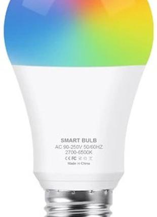 Светодиодная умная WiFi лампа TUYA, Smart Life E27 RGBCW ( 15W )