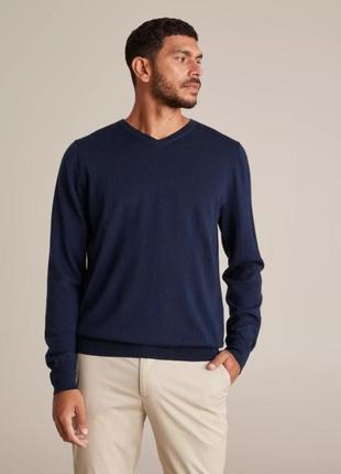 Джемпер , свитер, пуловер marks spencer шелк, мериносовая шерсть