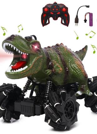 Машинка на Пульте Управления Динозавр с Функцией Пара Звук и С...
