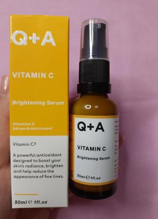 Освітлювальна сироватка для обличчя
q+a vitamin c brightening ...