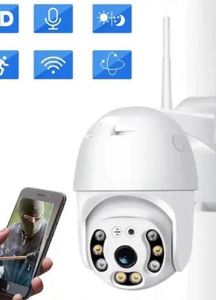 Беспроводные Wi-Fi камеры видеонаблюдения для охраны дома 2mp,...