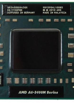 Процессор для ноутбука 4ядра AMD A6-3400M 2.3GHz Socket FS1