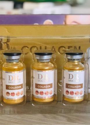 Dr.collagen skin oilex колаген з золотом для шкіри обличчя, шиї т